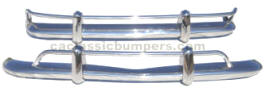 VW Karmann Ghia 1956 - 69 US Long Rail Style bumpers
